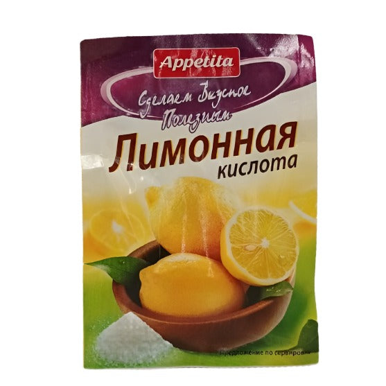 "Appetita" Citric Acid 15g