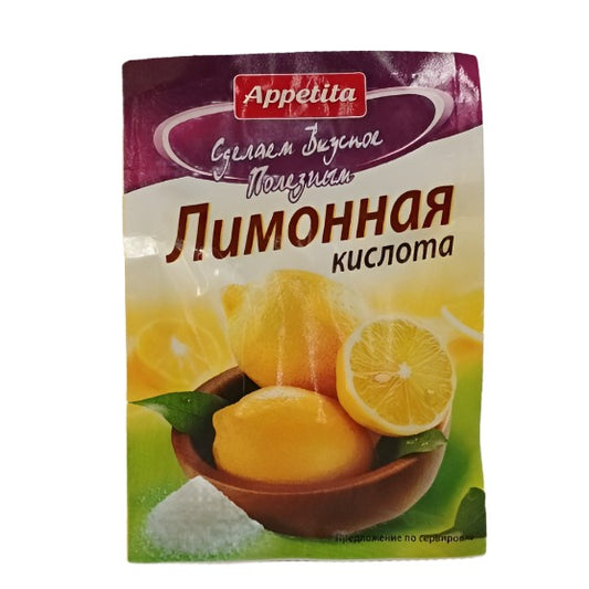 "Appetita" Citric Acid 15g