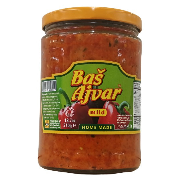 "Bas" Homemade Ajvar Mild 530g