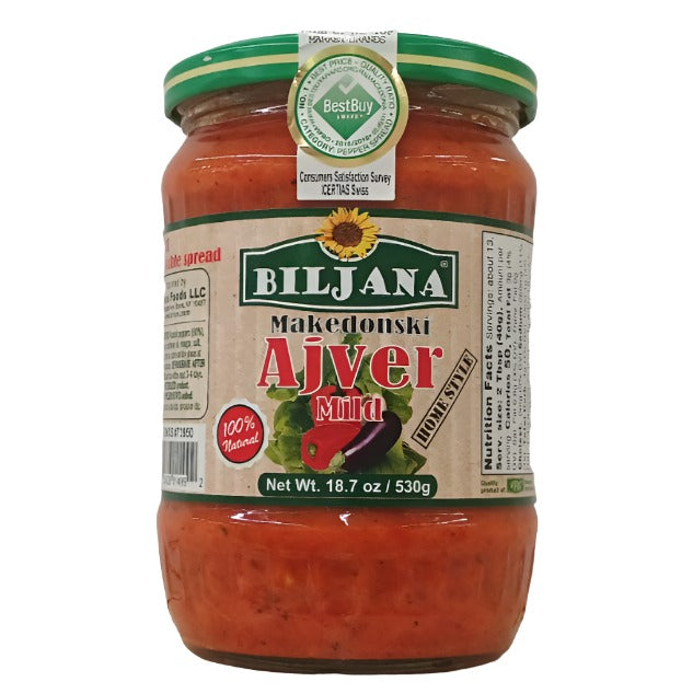 "Biljana" Makedonski Ajvar Mild 530g