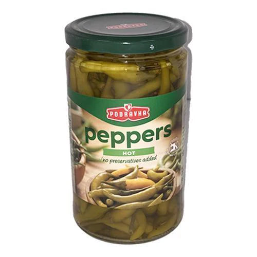 PODRAVKA Peppers Hot 630g