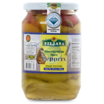 "Biljana" Macedonian Mild Peppers 680g