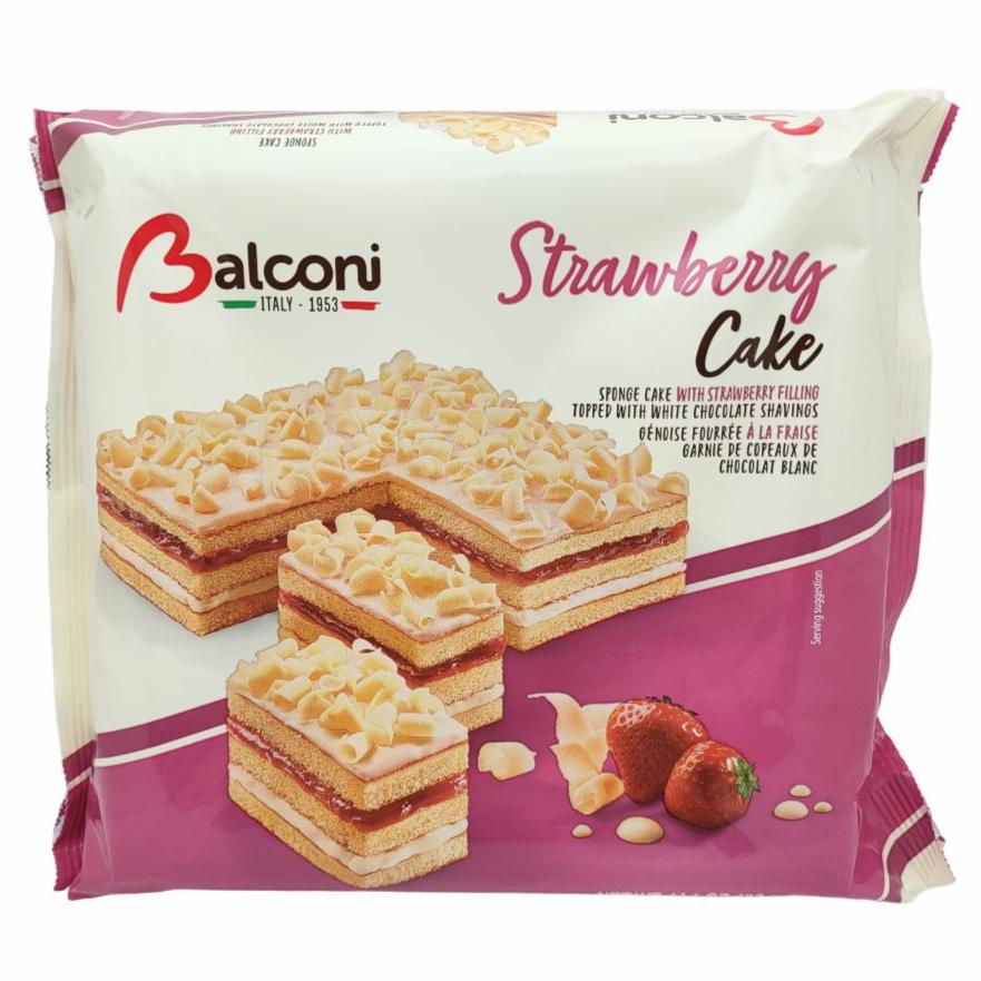 "Balconi" Strawberry Cake 400g