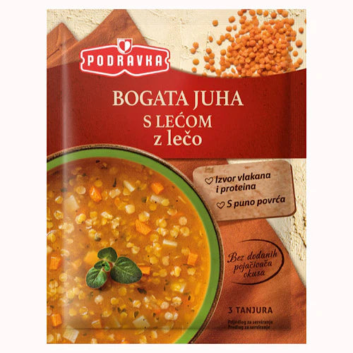 "Podravka" Hearty Vegetable Soup with Lentil 75g