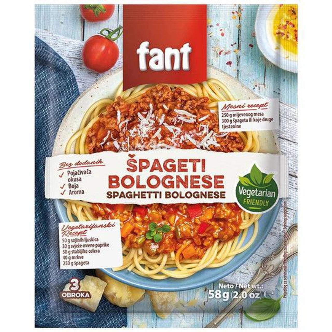 PODRAVKA FANT SPAGETTI 58g