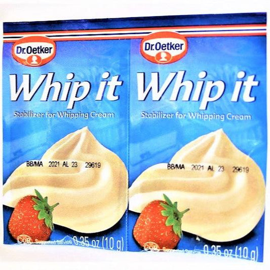 "DR.OETKER" WHIP IT (Stabilizer), Dutch Sweets 2pk*10g
