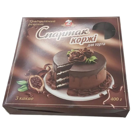 "Spartak Korzhi" Choco Cake Layers by Kukhar 400g