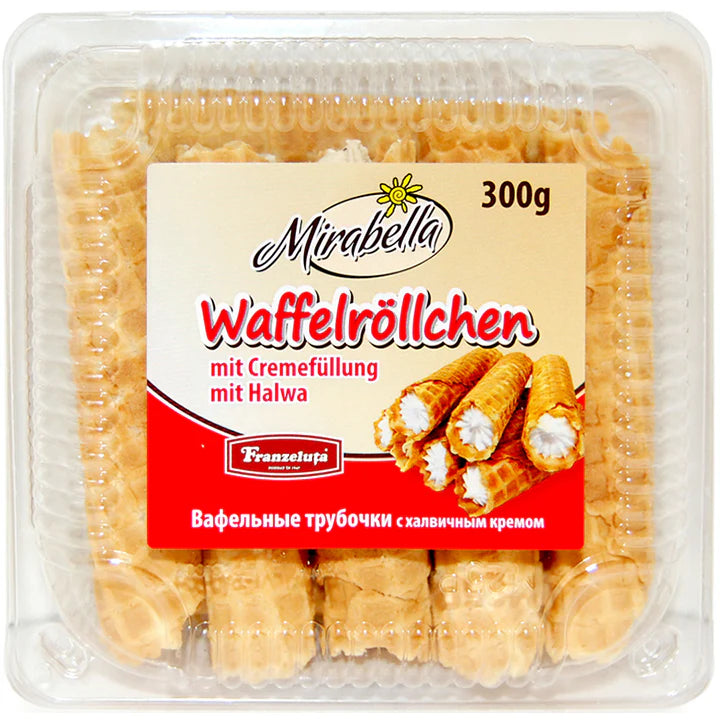 "Mirabella" Waffle Rolls Halva 300g