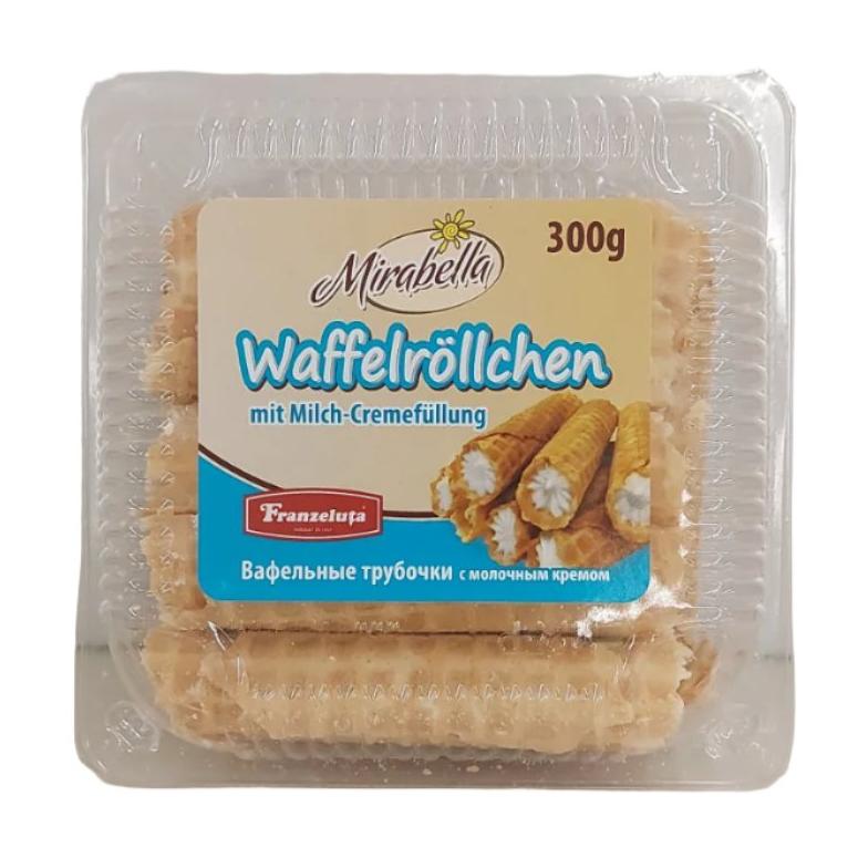 "Mirabella" Waffle Rolls with Milk 300g