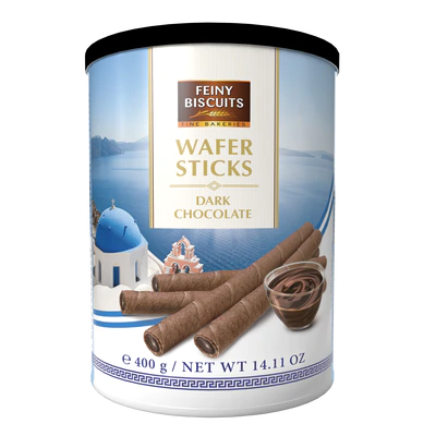 FEINY BISCUIT Wafer Rolls Cocoa 400g