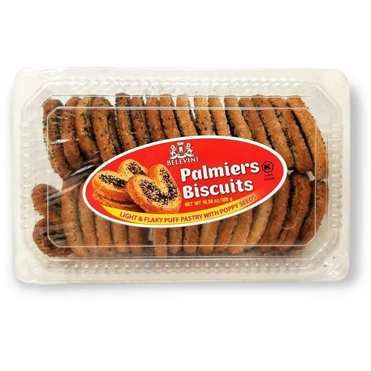 Palmiers Biscuits with Poppy 300g