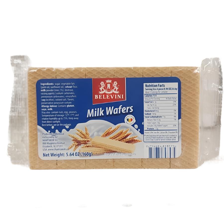 "Belevini" Milk Wafers 160g
