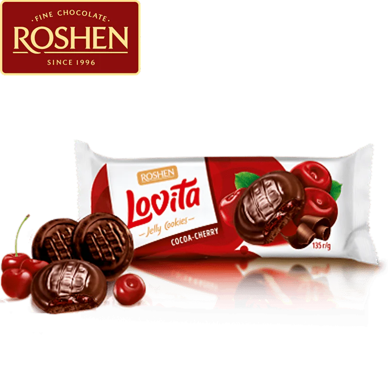 "Lovita" Cookies Cocoa-Cherry 135g