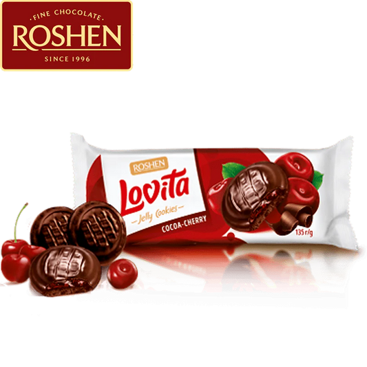 "Lovita" Cookies Cocoa-Cherry 135g