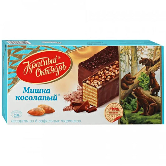 "Krassnyi Oktyabr" Wafers Mishka 300g