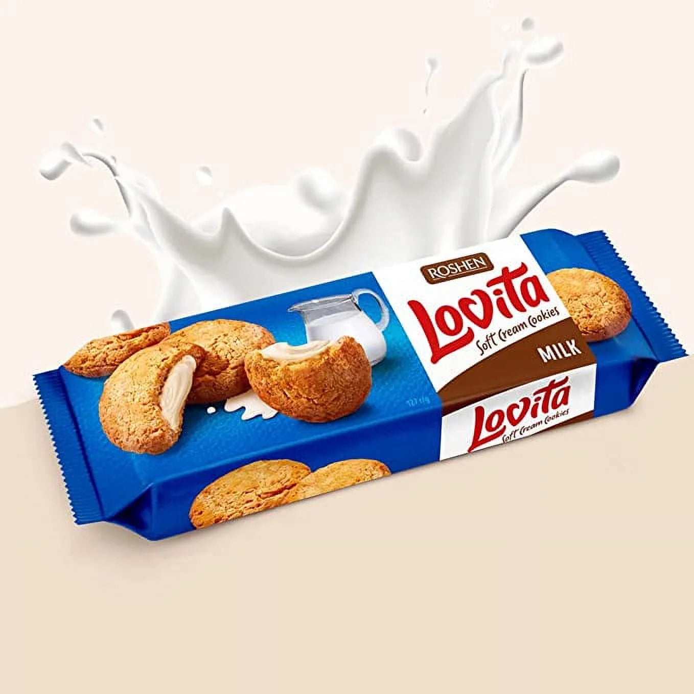 "Lovita" Milk Soft Cream Cookies 127g