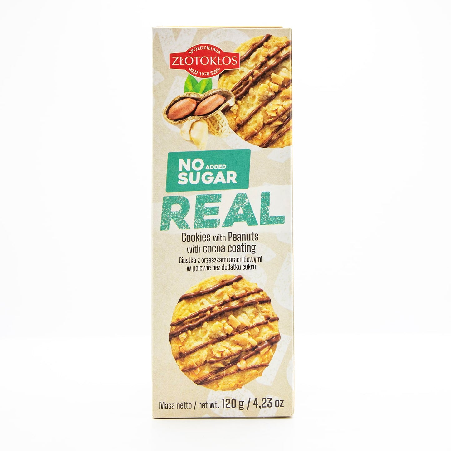 "Zlotoklos" Cookies with Peanut (No Sugar) 120g