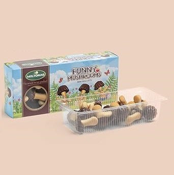 "Miltonas" Funny Mushrooms Milk Choco 150g