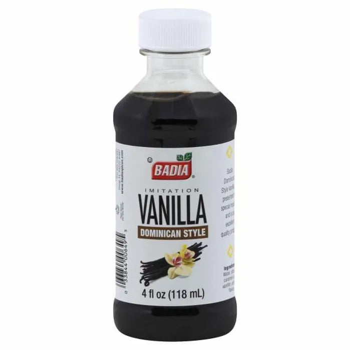 "Badia" Spices Vanilla, Imitation, Dominican Style 118ml