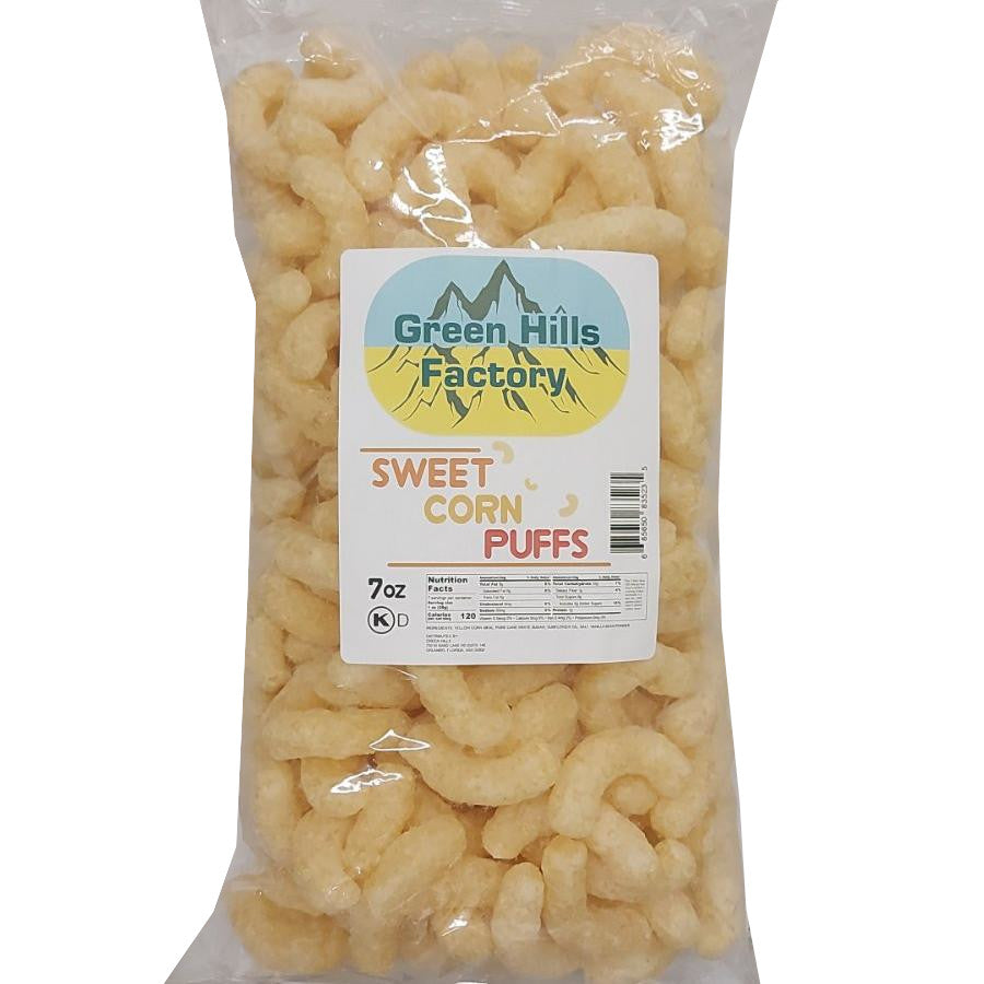 "GREEN HILLS Factory" Corn Puffs 7oz