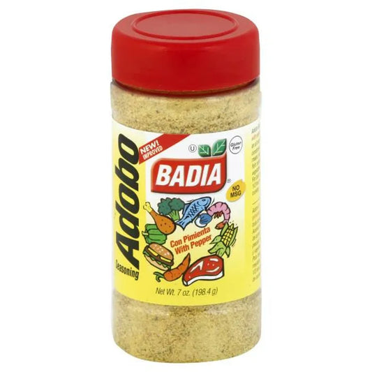 "BADIA" ADOBO with PEPPER  7oz