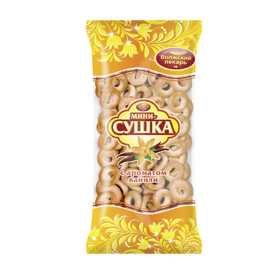 "Volzhskii Pekar" MINI SUSHKI VANILLA 180g