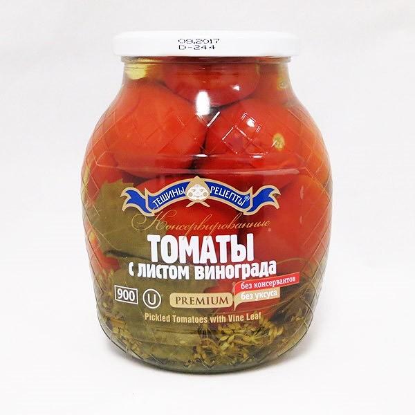 "Teshiny Recepty" Tomatoes with Grape Leaf 900g
