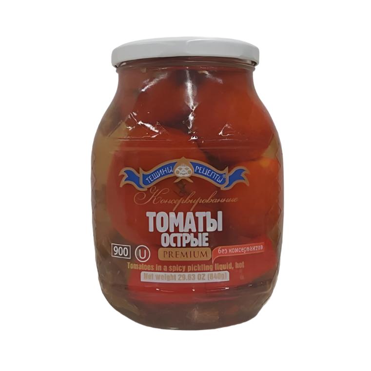 "Teshiny Recepty" Tomatoes with Hot Pepper 840g
