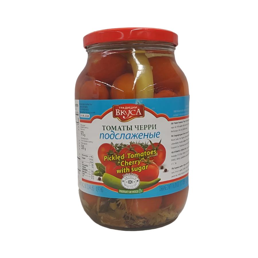 "Traditsii Vkusa" Flavors Cherry Tomatoes with Sugar 920g