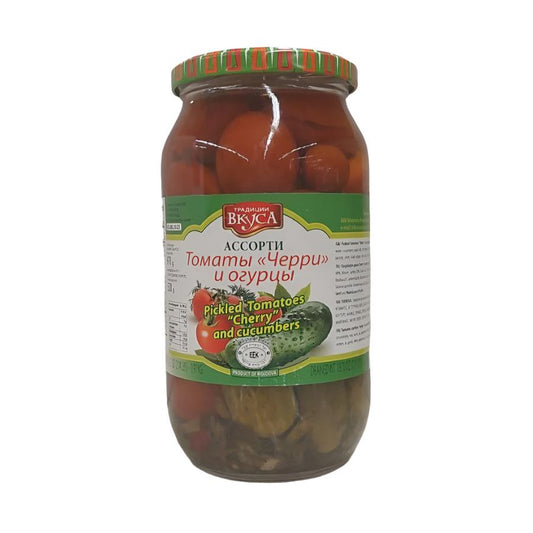 "Traditsii Vkusa" Assorti Tomato&Cucumber 970g