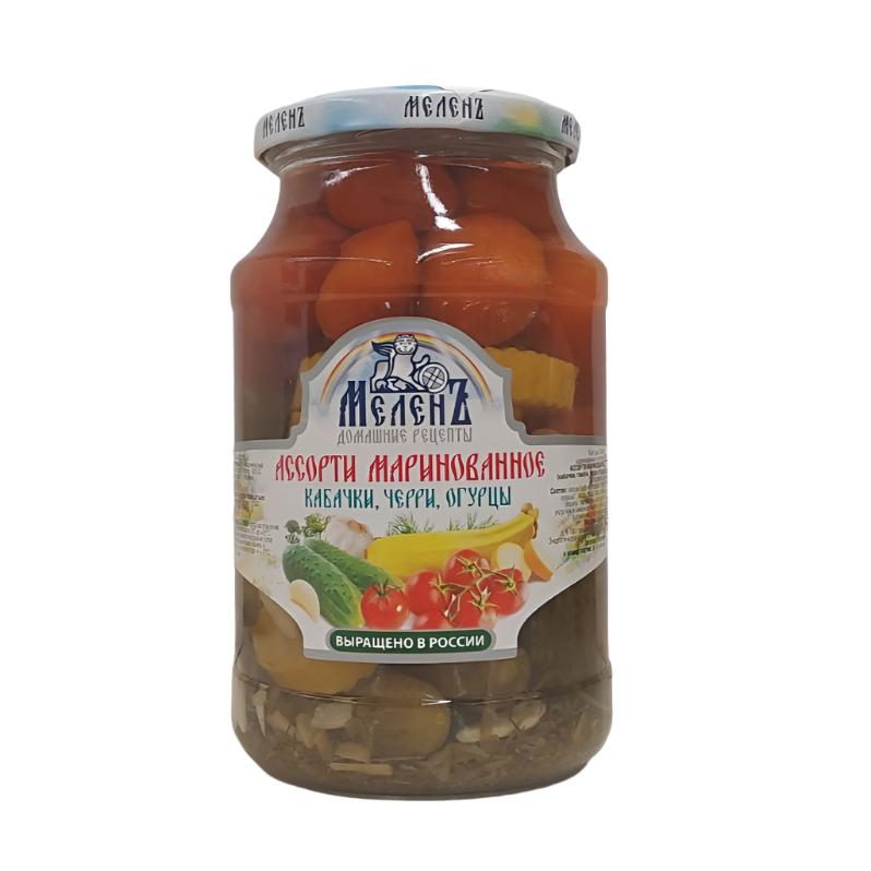 "Melen" Assorti Zucchini, Cherry and Cucumbers 900g