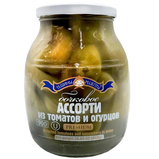 "Teshiny Recepty" Green Tom&Pickles 840g