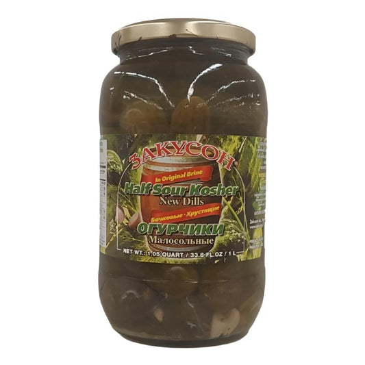 "Zakuson" Half Sour Pickles 1L