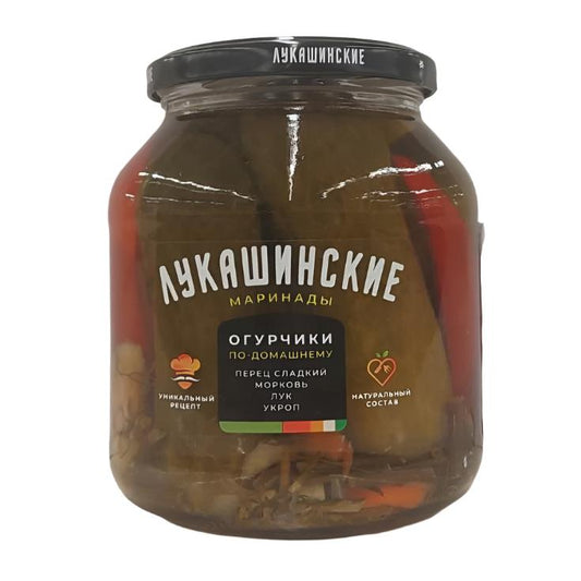 "Lukashinsky" Pickles with Sweet Pepper 670g