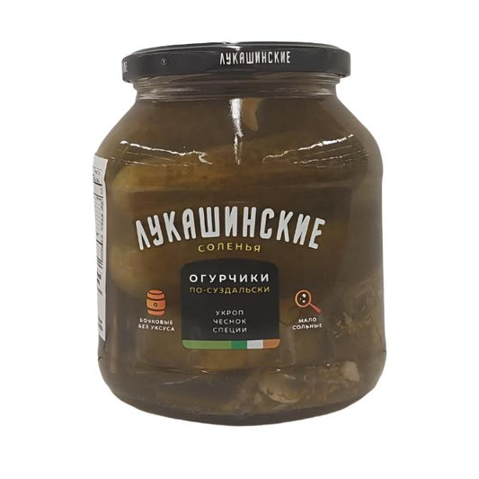 "Lukashinsky" Pickles Low Salted 670g