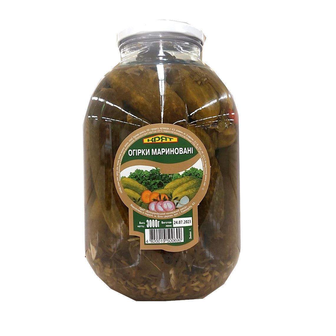 "Kryat" Dill Pickles 3L
