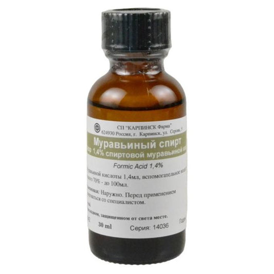 "Karpinsk Pharma" Formic Alcohol 30ml