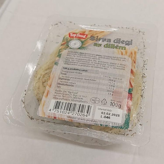 "TopFood" Cheese Threads with Dill 100g