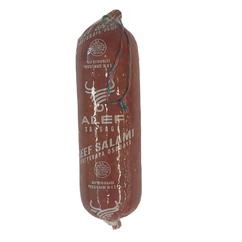 "Alef" Beef Salami Evreyskaya Osobaya short ($16.99/1Lb) - 1 piece
