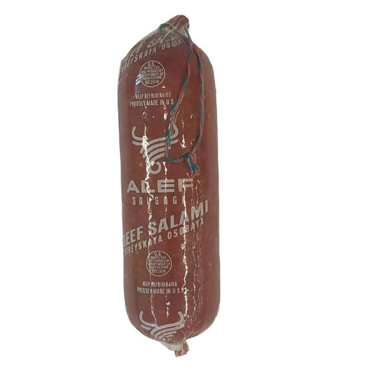 "ALEF" BEEF SALAMI EVREYSKAYA OSOBAYA LONG ($16.99/1LB) - 1 PC