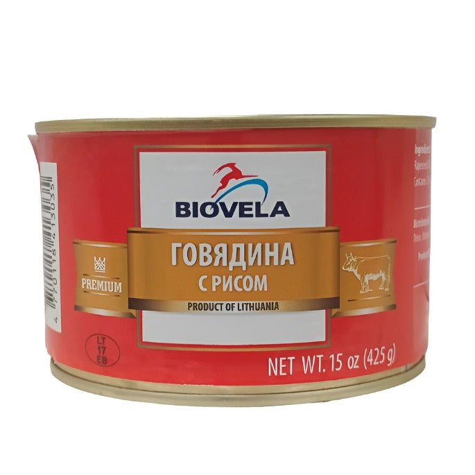 BIOVELA Beef w/Rice 425g
