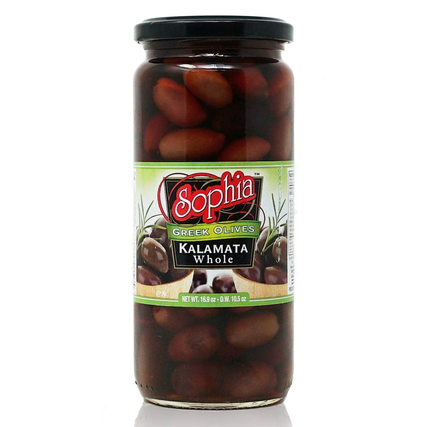 "Sophia" Whole Kalamata Olives 16.9oz