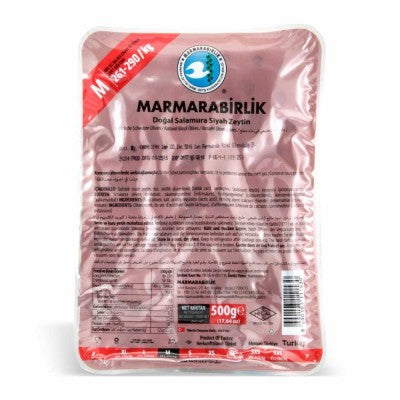 "MARMARABIRLIK" Black Olives (Medium pack) 500g