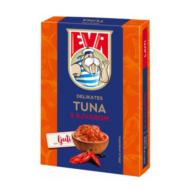 Podravka Eva Tuna with Hot Ajvar  115g