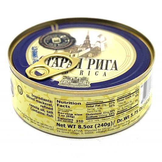 OLD RIGA Kosher Herring/Oil 240g