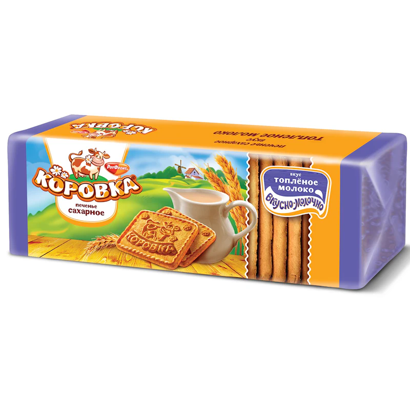 "Korovka" cookies with baked milk, 375 g