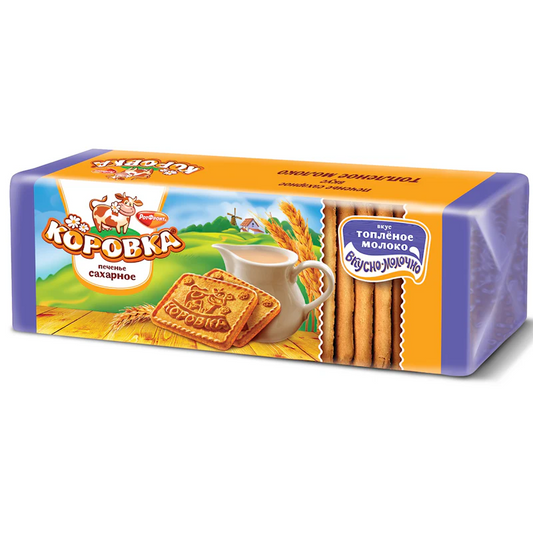 "Korovka" cookies with baked milk, 375 g