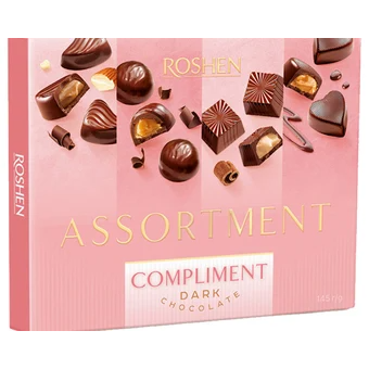 "Roshen" Dark Chocolate Assortment COMPLIMENT Gift Pack - 145g