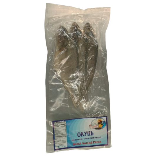 "Kuzmich" Dried Gutted Perch (Okun) ~0.4lb