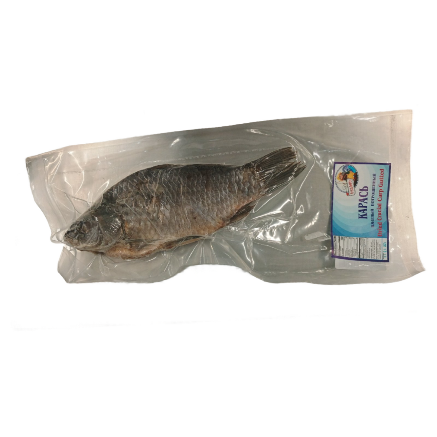 "Kuzmich" Dried Crucial Carp Gutted (Karas') ~0.7lb